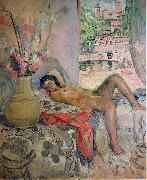 Nude portrait by Henri Lebasque,